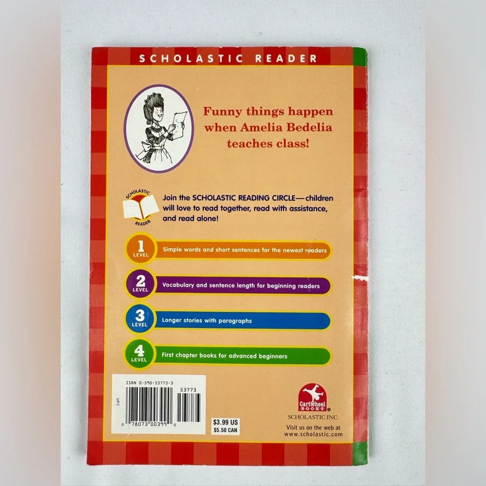 Vintage 90’s First Print Teach Us, Amelia Bedelia Book